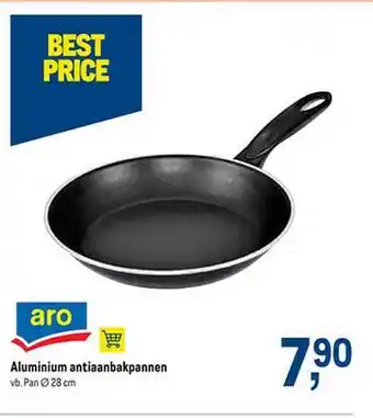 Makro Aluminium Antiaanbakpannen aanbieding