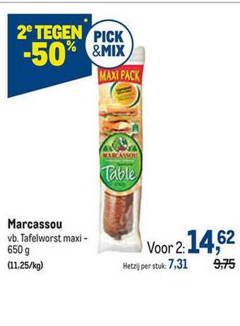 Makro Marcassou aanbieding