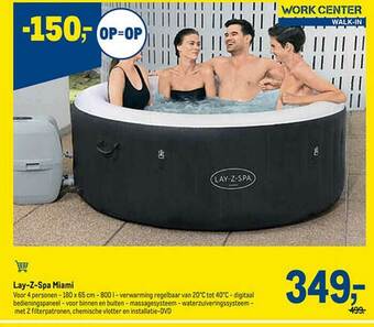 Makro Lay-z- Spa Miami aanbieding