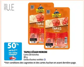 TAPAS CÉSAR MORONI 80 g