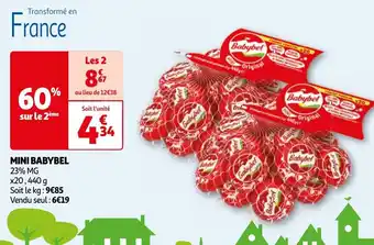 Auchan MINI BABYBEL aanbieding