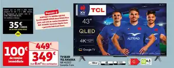 Auchan TV QLED TCL 43C635A aanbieding