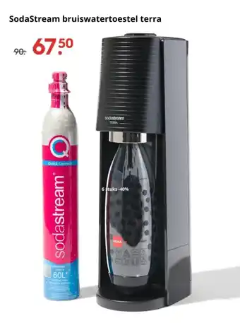 Sodastream bruiswatertoestel terra