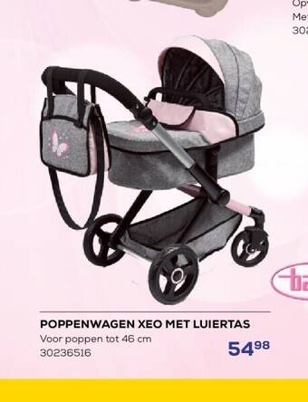 Supra Bazar Poppenwagen xeo met luiertas aanbieding