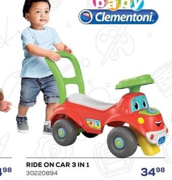 Supra Bazar Ride on car 3 in 1 aanbieding