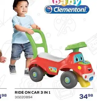 Ride on car 3 in 1