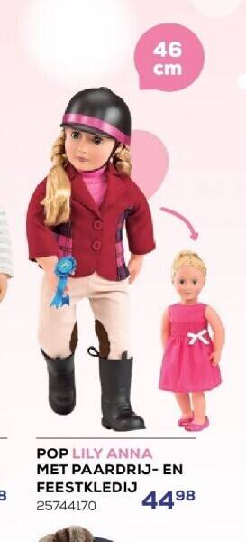 Supra Bazar Pop lily anna met paardrij- en feestkledij aanbieding