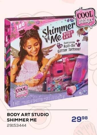 Supra Bazar Body art studio shimmer me aanbieding
