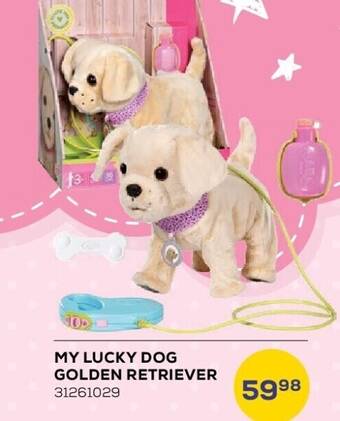 Supra Bazar My lucky dog golden retriever aanbieding