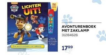 Supra Bazar Avonturenboek met zaklamp aanbieding
