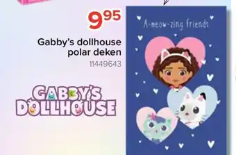 Gabby’s dollhouse polar deken 100 x 140 cm