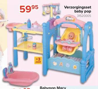 Euroshop Verzorgingsset baby pop aanbieding