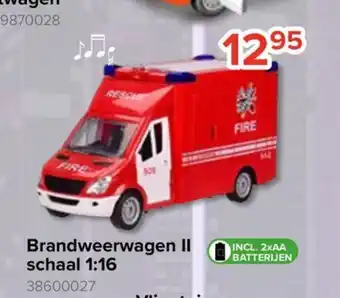 Brandweerwagen II schaal 1:16