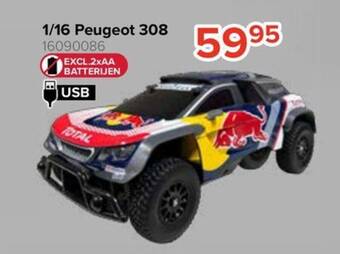 Euroshop 1/16 Peugeot 308 aanbieding