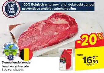 Carrefour Market Dunne lende zonder been en entrecote aanbieding