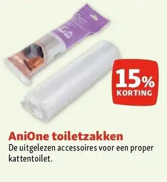 Maxi Zoo Anione toiletzakken aanbieding