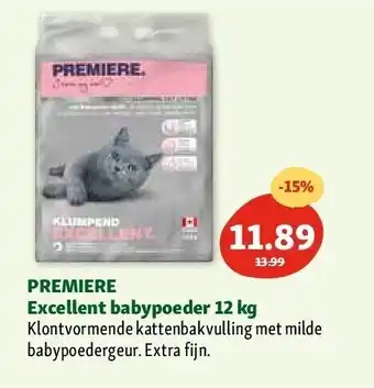 Premiere excellent babypoeder 12 kg