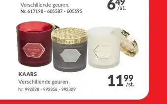 Kaars verschillende geuren