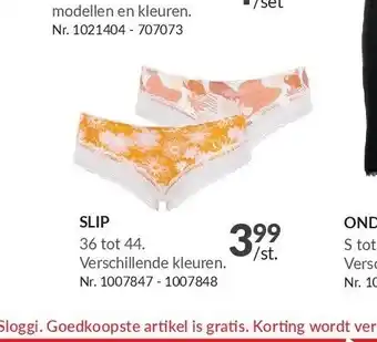 Fun Slip 36 tot 44 aanbieding