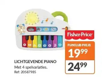 Lichtgevende piano