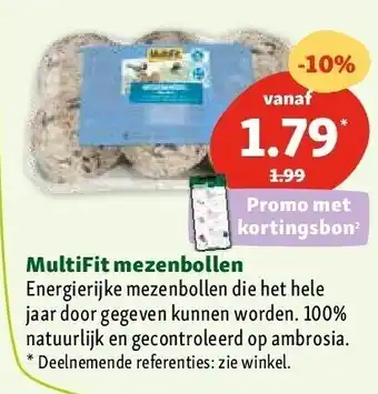 Maxi Zoo Multifit mezenbollen aanbieding