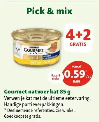 Maxi Zoo Gourmet natvoer kat 85 g aanbieding