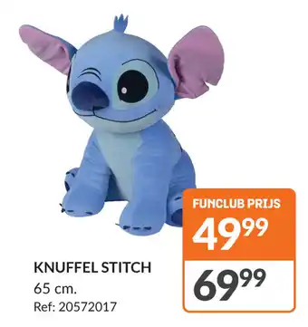 Fun KNUFFEL STITCH 65 cm aanbieding
