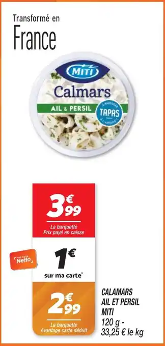 CALAMARS AIL ET PERSIL MITI 120 g