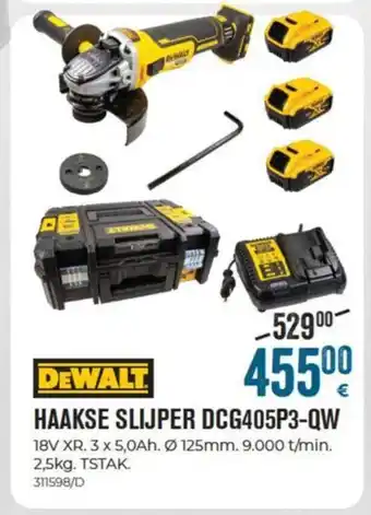 HAAKSE SLIJPER DCG405P3-QW