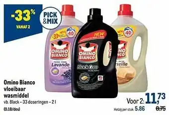 Omino bianco vloeibaar wasmiddel black