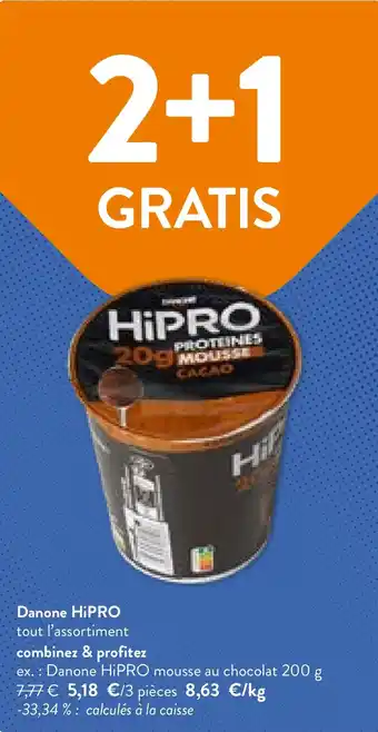 Danone HiPRO tout l'assortiment 200 g