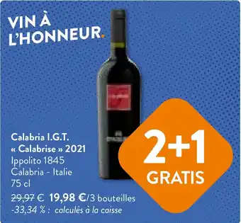 OKay Calabria I.G.T. Calabrise 2021 Ippolito 1845 Calabria - Italie 75 cl aanbieding