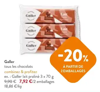 OKay Galler tous les chocolats aanbieding
