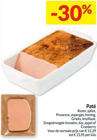 Intermarché Paté aanbieding