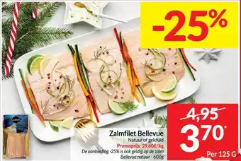 Intermarché Zalmfilet Bellevue 125 g aanbieding