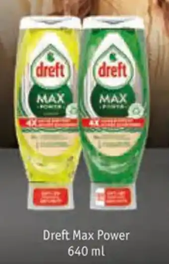 Kruidvat Dreft Max Power 640 ml aanbieding