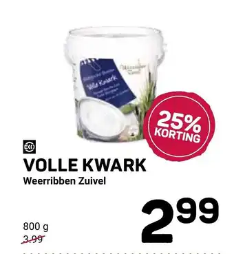 Ekoplaza Volle Kwark 800g aanbieding