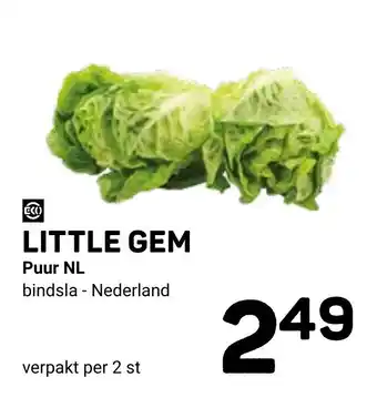 Ekoplaza Little Gem Puur NL aanbieding