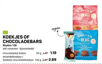 Koekjes of chocoladebars