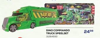 Supra Bazar Dino commando truck speelset aanbieding