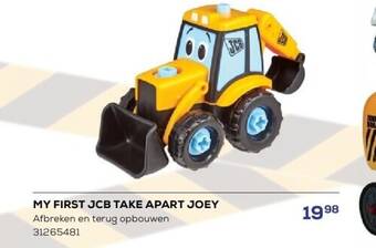 Supra Bazar My first jcb take apart joey aanbieding