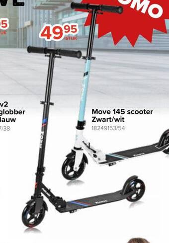 Euroshop Move 145 scooter Zwart/wit aanbieding