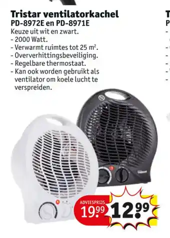 Kruidvat Tristar ventilatorkachel aanbieding