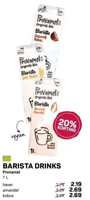Ekoplaza Barista Drinks Provamel 1L aanbieding