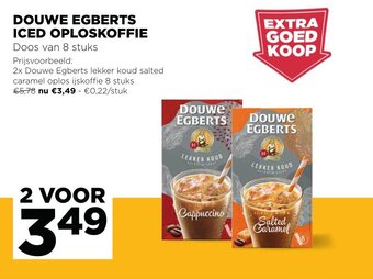 Jumbo Douwe Egberts Iced Oploskoffie aanbieding