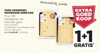 Jumbo Vers Gesneden Wapenaer Sneetjes aanbieding