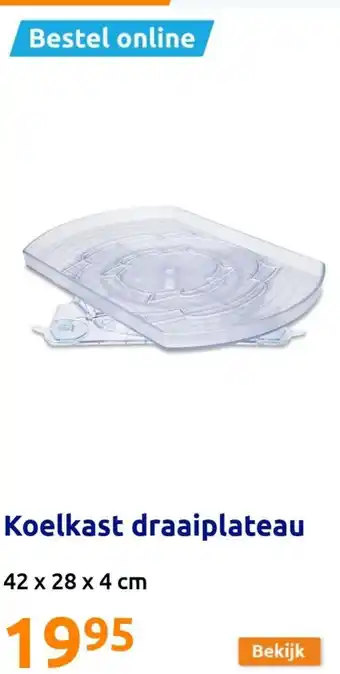 Action Koelkast draaiplateau 42 x 28 x 4cm aanbieding