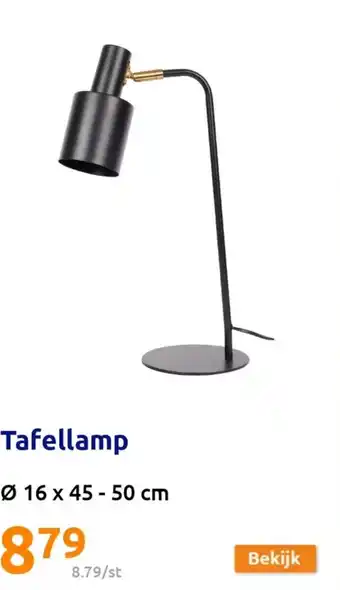 Action Tafellamp Ø 16 x 45 - 50cm aanbieding