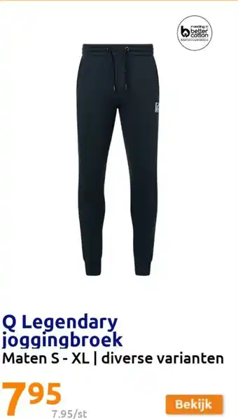 Q legendary joggingbroek Maten S - XL