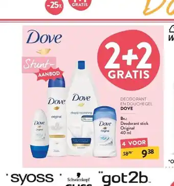 Di Deodorant stick original 40 ml aanbieding